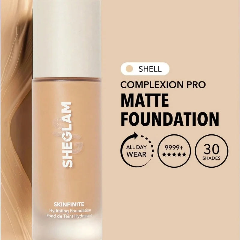 Sheglam Complexion Pro Matte Foundation | Fair | Long Lasting