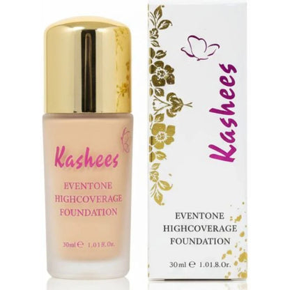 Kashees Eventone Liquid Foundation | High Coverage Long Lasting Radiant Makeup Base 30 ml